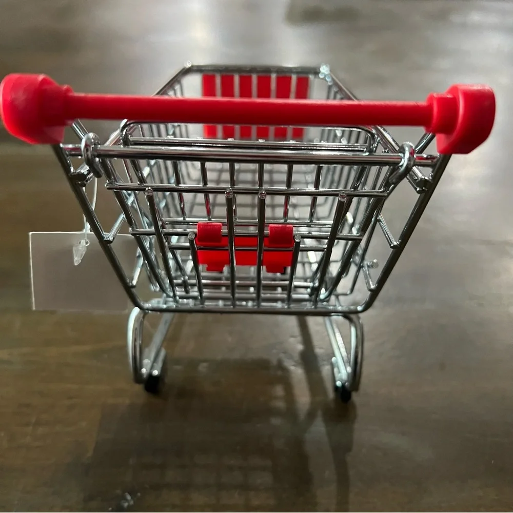 Miniature shopping cart for doll or Barbie NEW 2 available